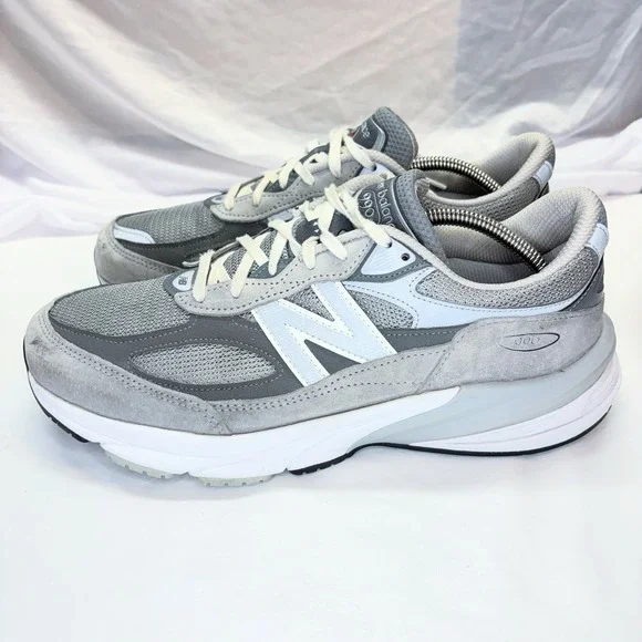 New Balance 990v6 Grey Running Shoes M990GL6 Mens 11 2E Extra Wide USA